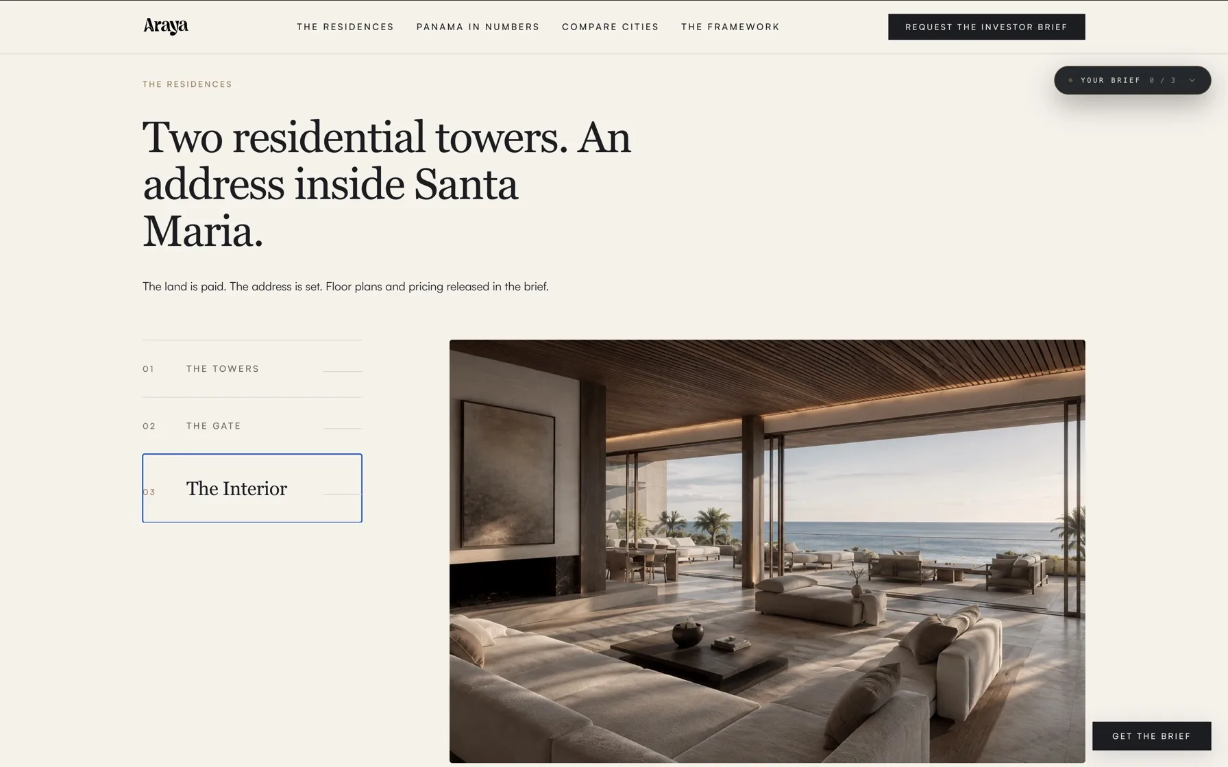 Araya residences interior